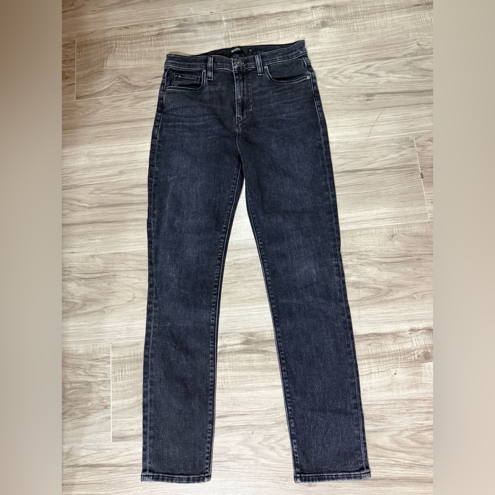 Hudson Women's Jeans Black High Waist Size 26 Skinny Leg